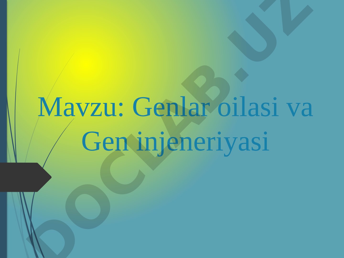 Gen injeneriyasi bo'yicha maqola
