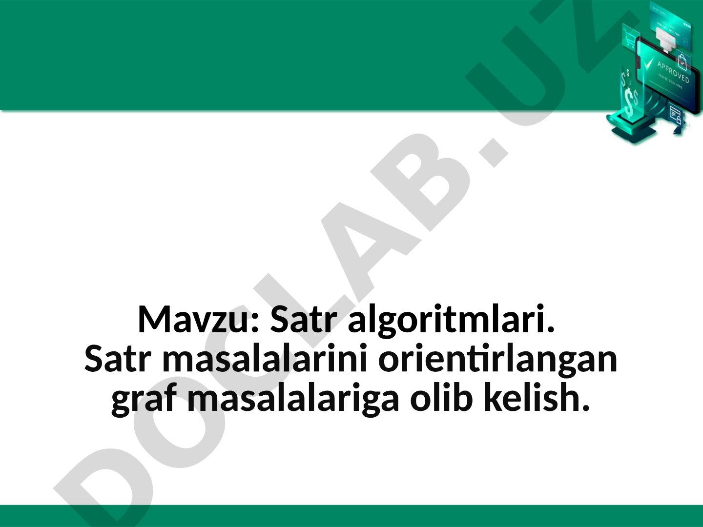 Satr Qidirish Algoritmlari