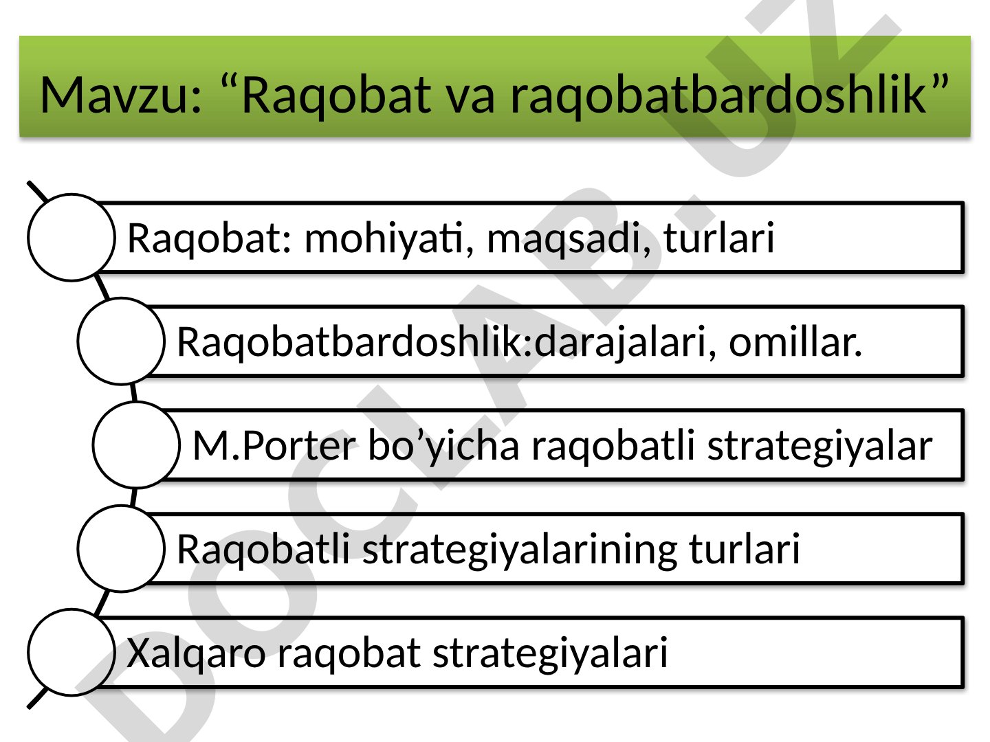 Raqobat va Raqobatbardoshlik