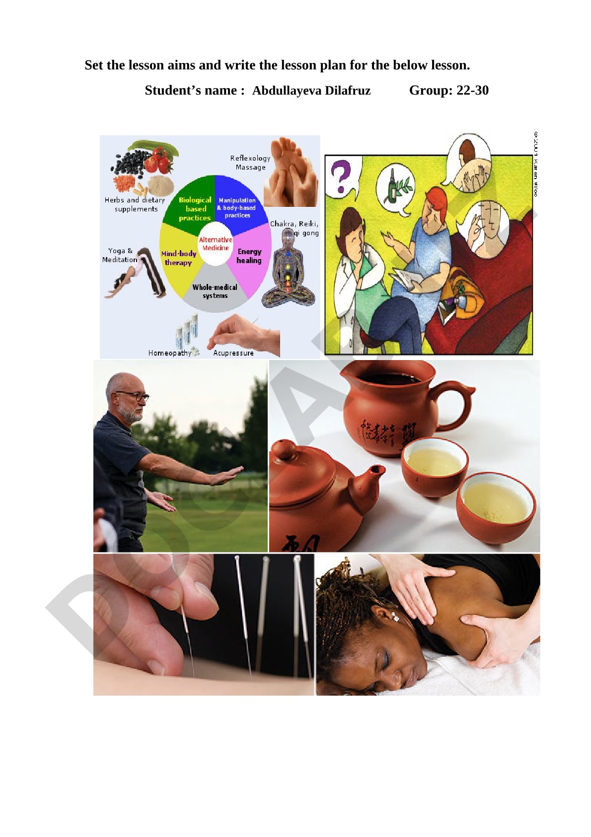 Discussing Alternative Treatments