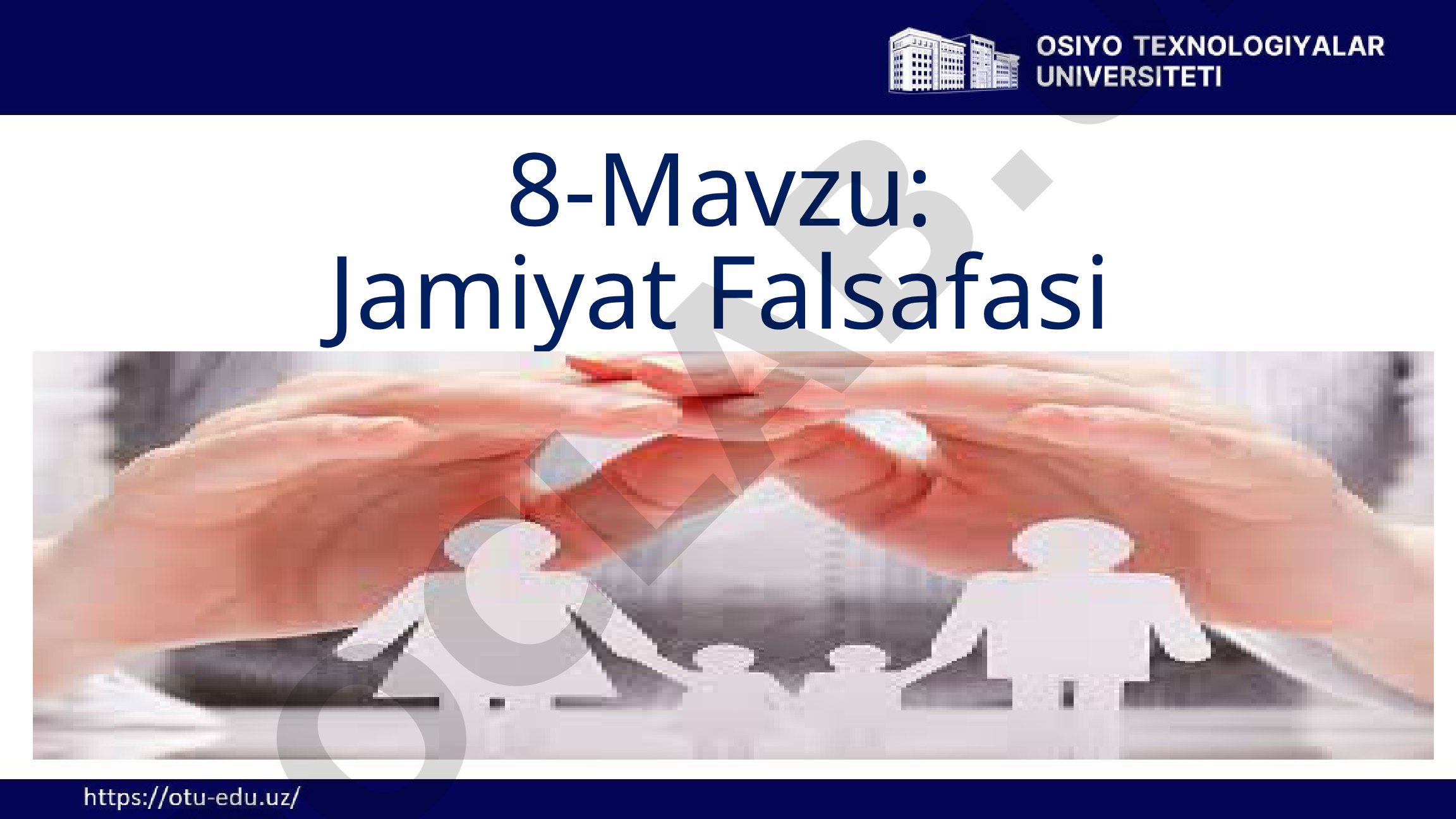 Jamiyat falsafasi