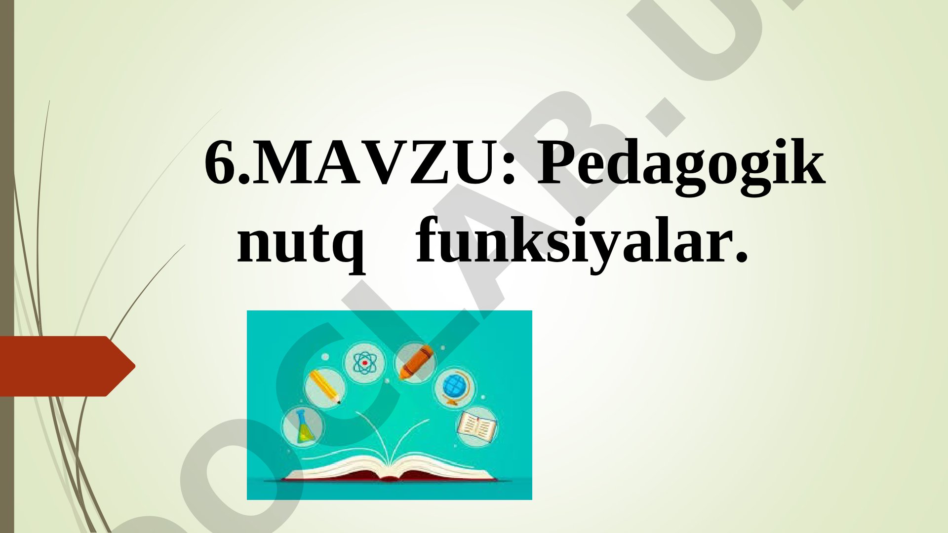 Pedagogik nutq funksiyalar