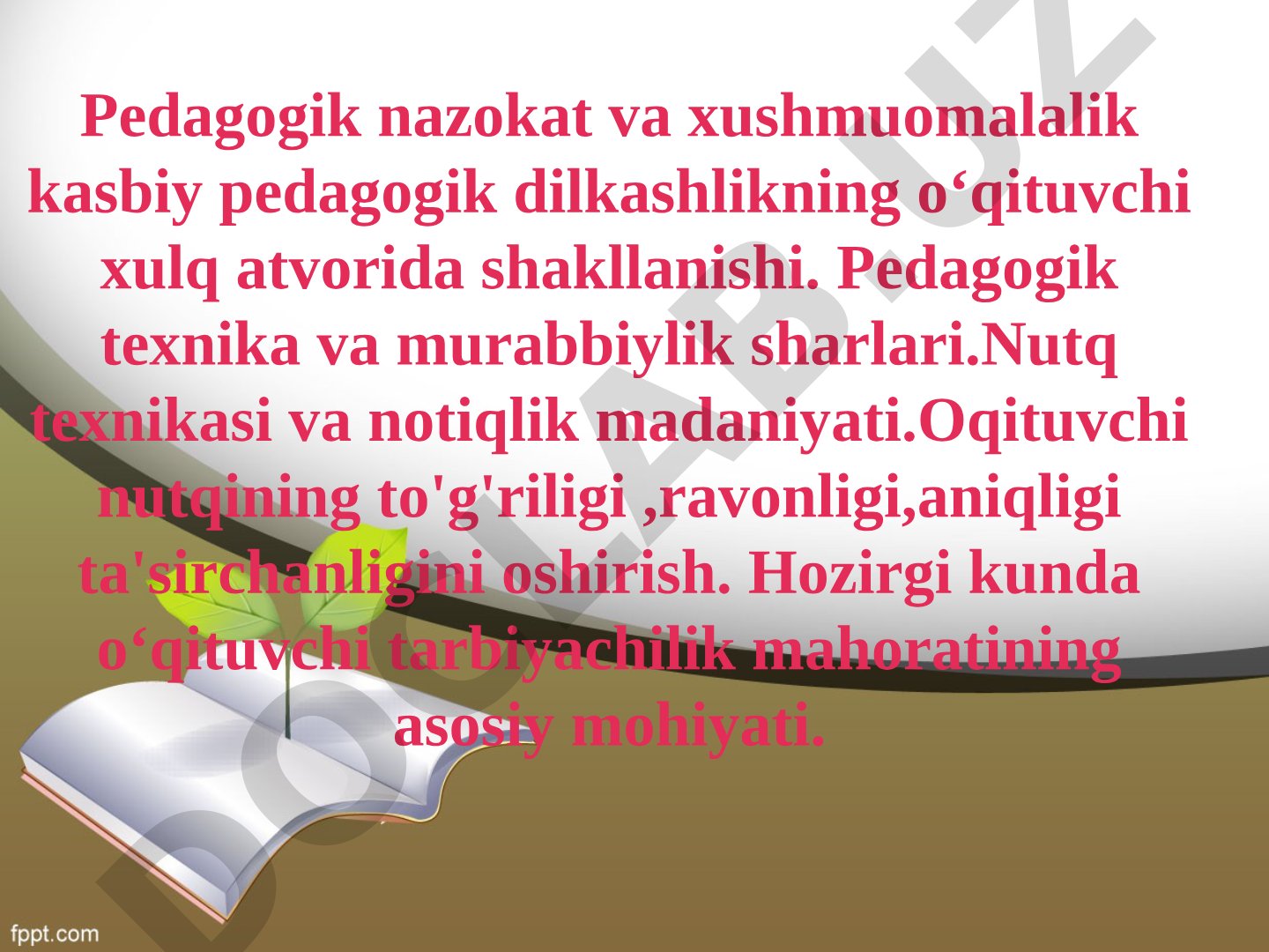 Pedagogik nazokat va xushmuomalalik: o'qituvchi xulq-atvorida shakllanishi