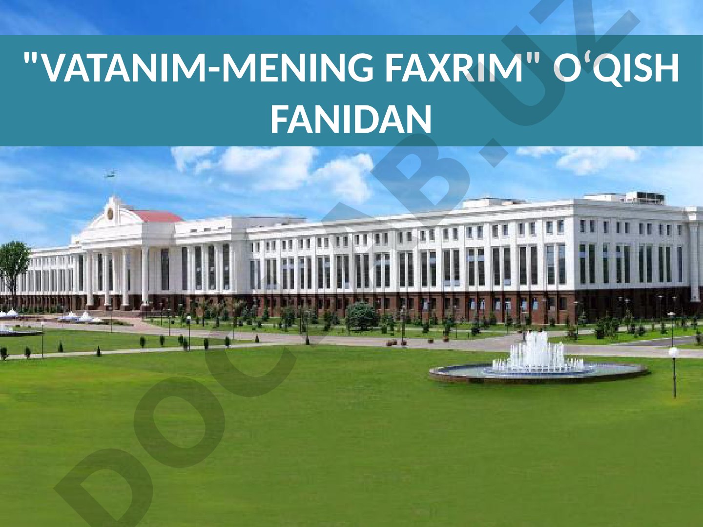 Vatanim - mening faxrim