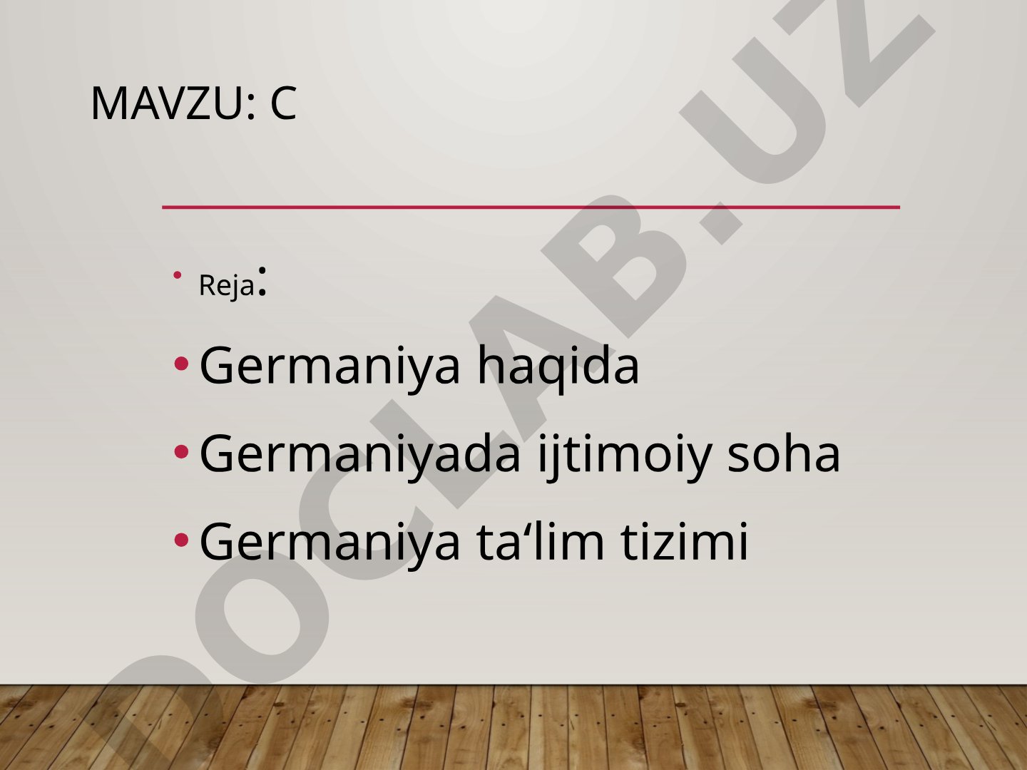 Germaniya haqida: ijtimoiy soha va ta'lim tizimi