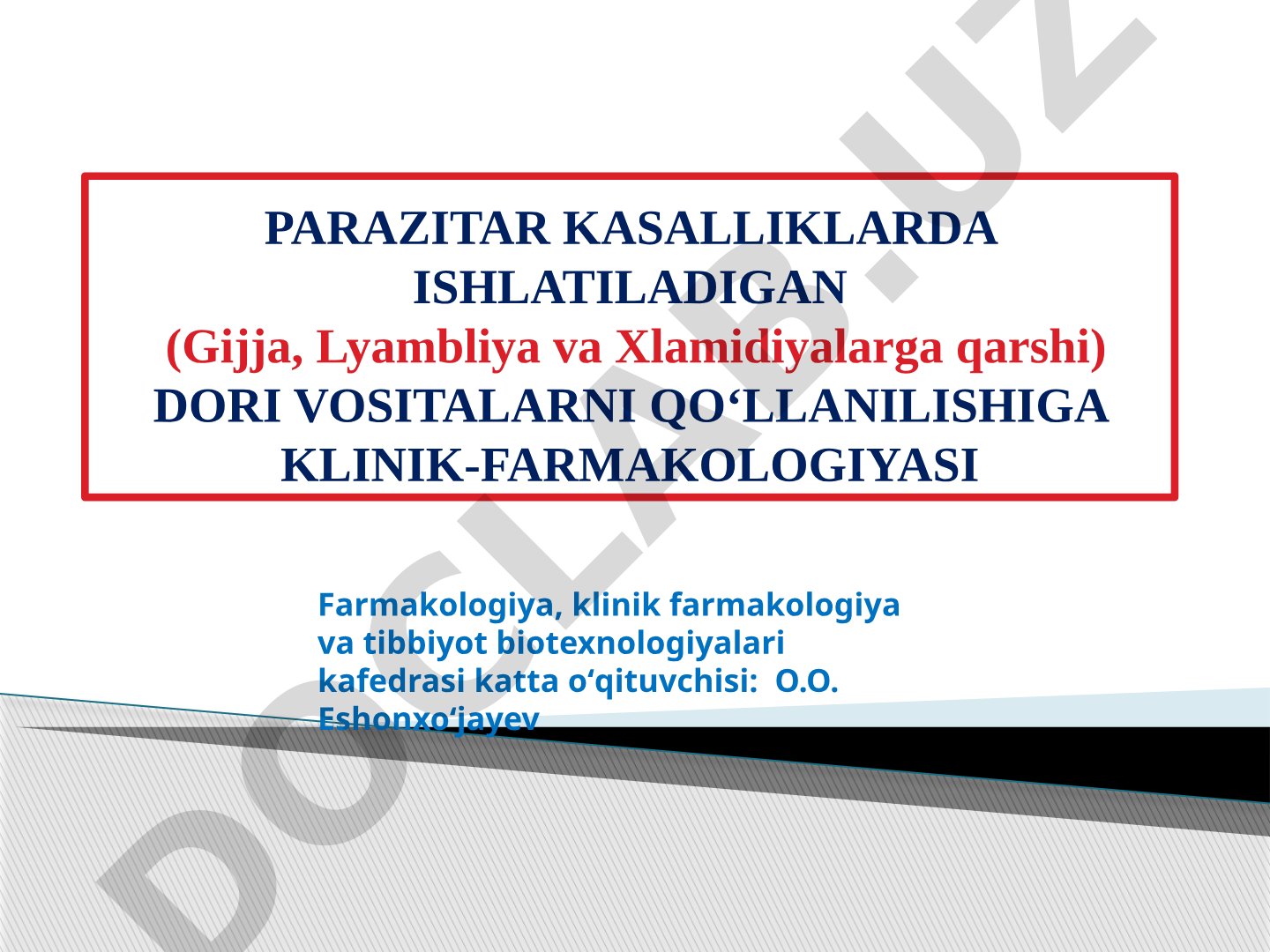 Gijjaga qarshi dori vositalari