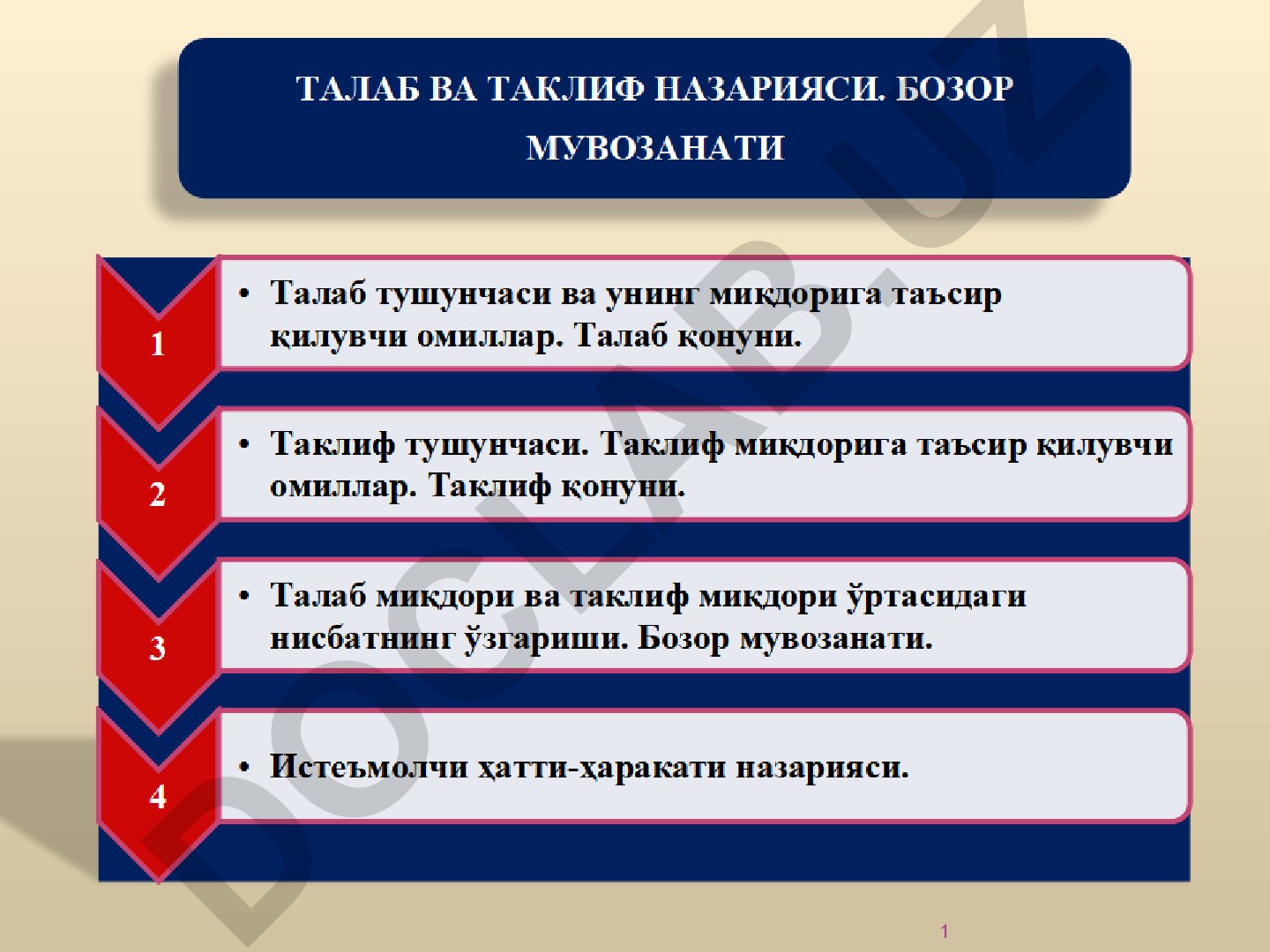 Талаб қонуни ва истеъмолчи эҳтиёжлари