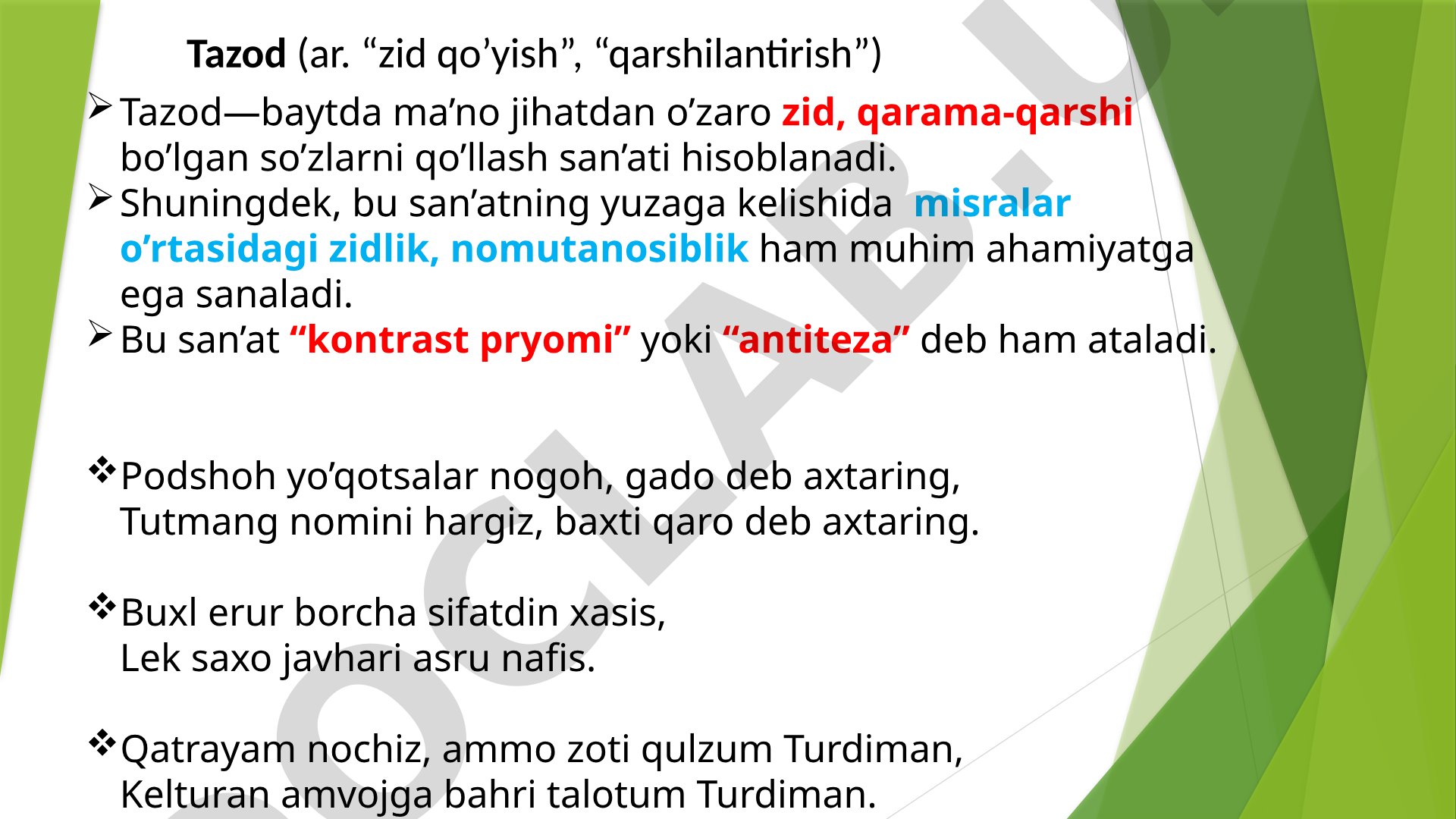 Tazod san'ati
