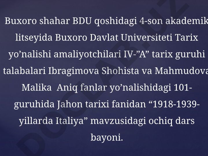 1918-1939-yillarda Italiya tarixi