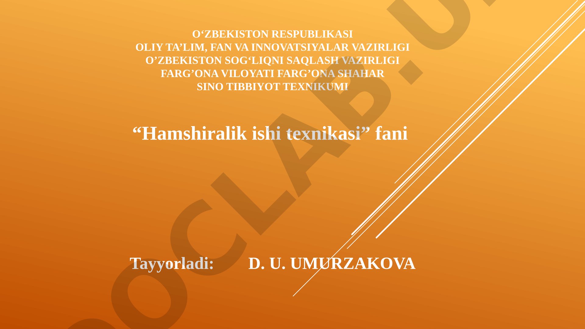 Teri va limfa tizimini baholash