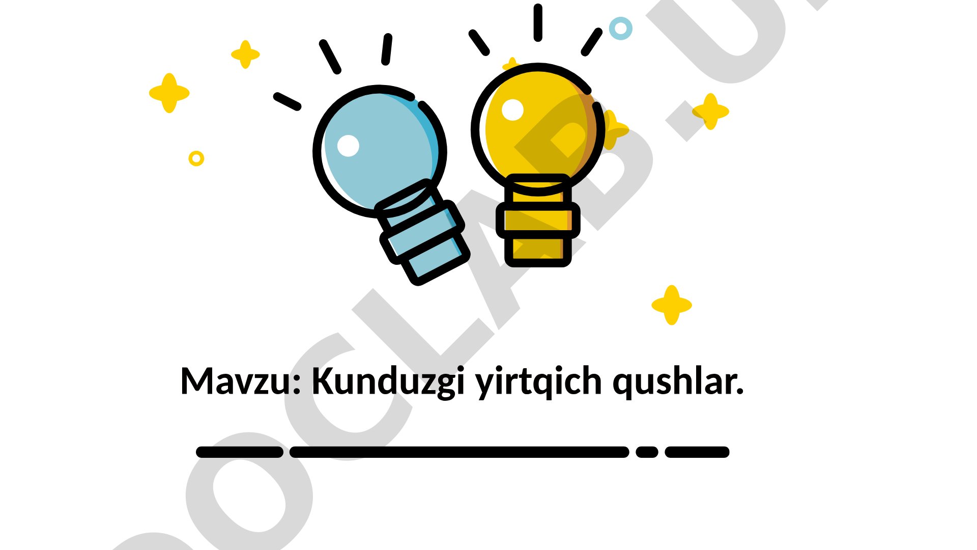 Kunduzgi yirtqich qushlar