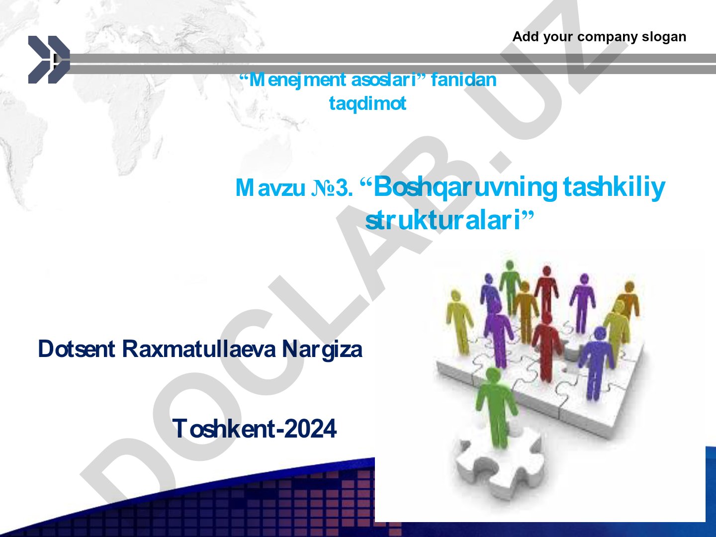 Boshqaruvning tashkiliy strukturalari
