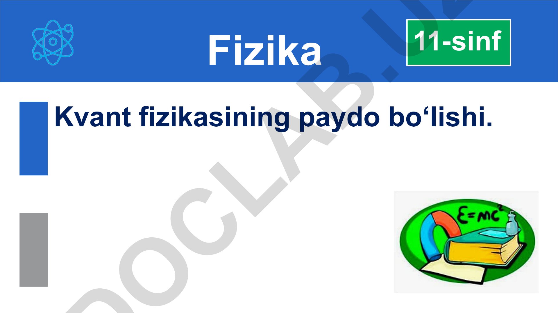 Kvant fizikasining paydo bo'lishi