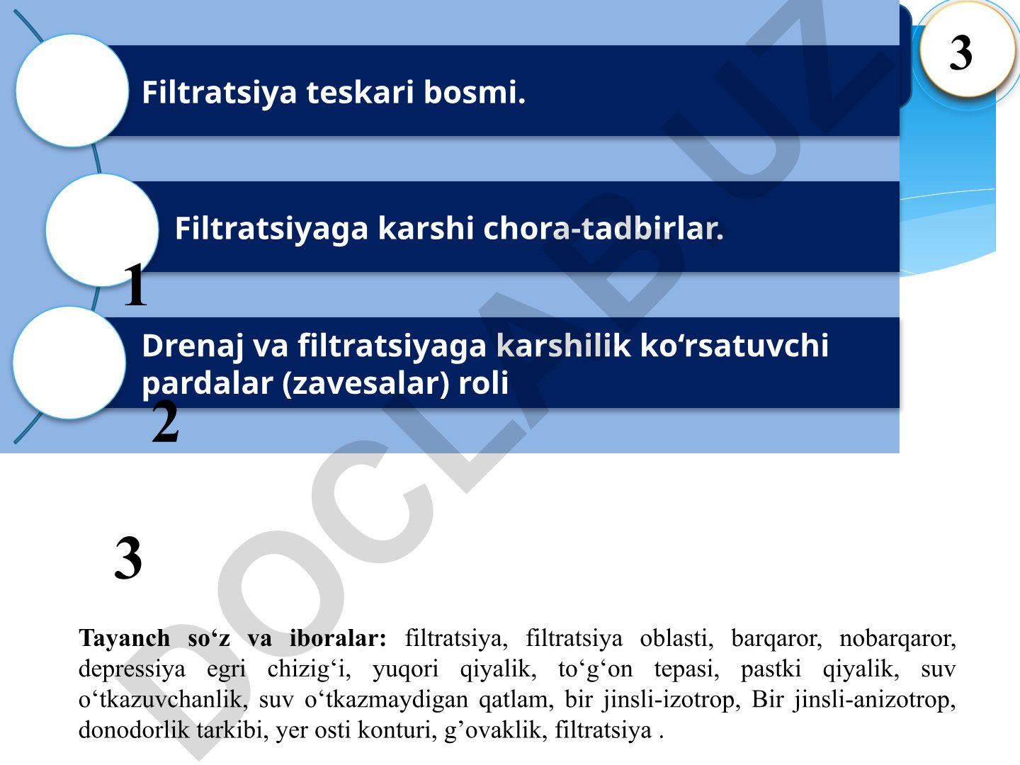 Filtratsiya teskari bosmi va filtratsiyaga qarshi chora-tadbirlar