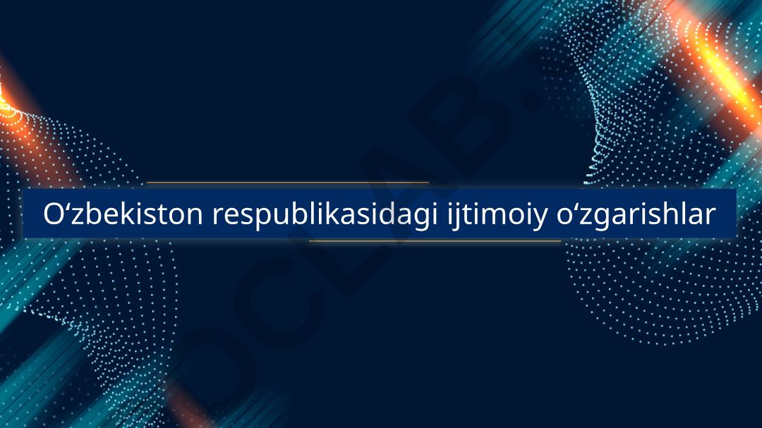 O‘zbekistonda ijtimoiy siyosat va aholi daromadlari