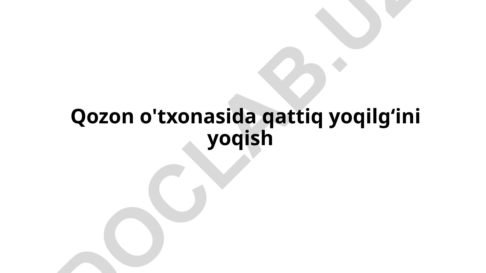 Suyuq yoqilg‘ilarni yoqish