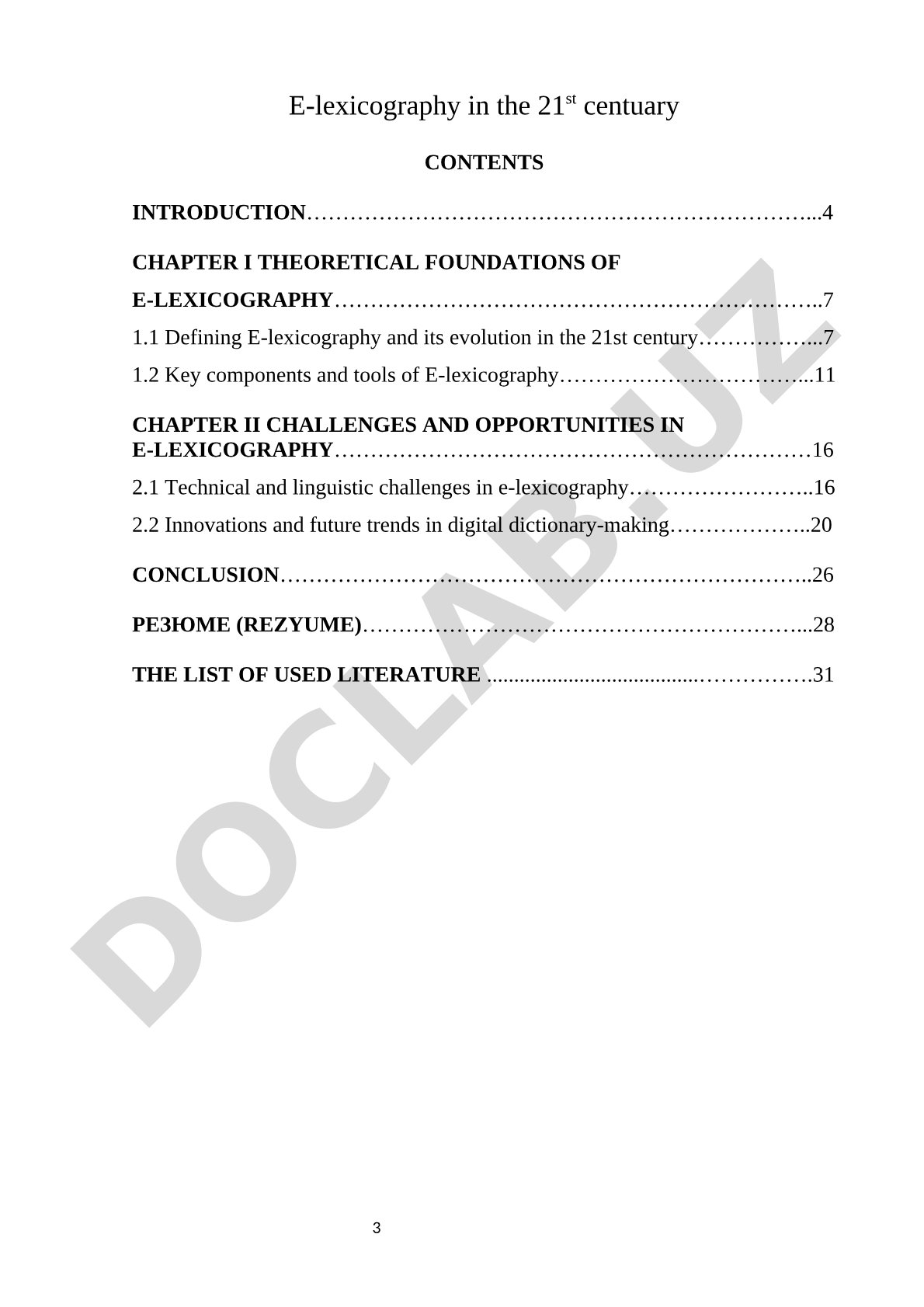 E-lexicography in the 21st century