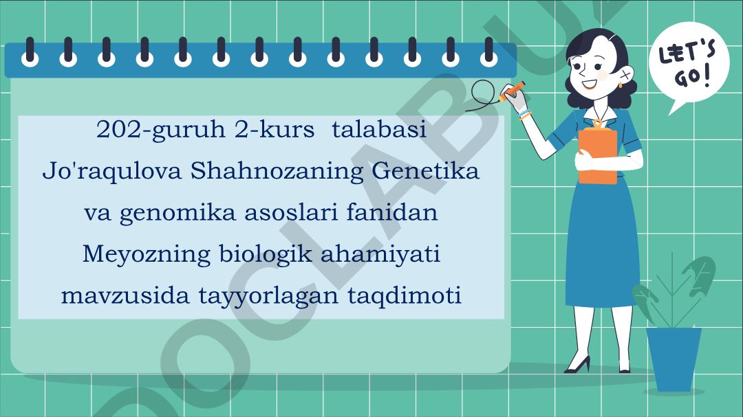 Meyozning biologik ahamiyati