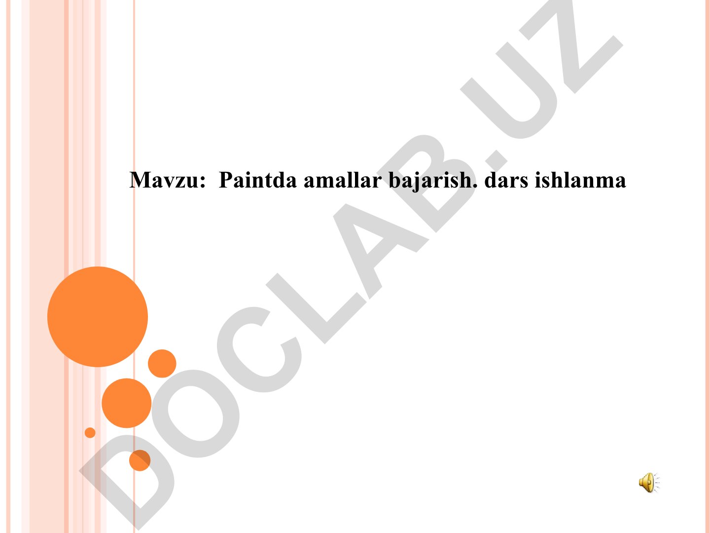 Paintda amallar bajarish
