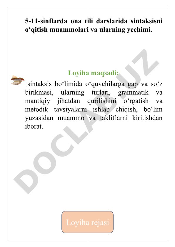 5-11-sinflarda ona tili darslarida sintaksisni o‘qitish muammolari va yechimlari