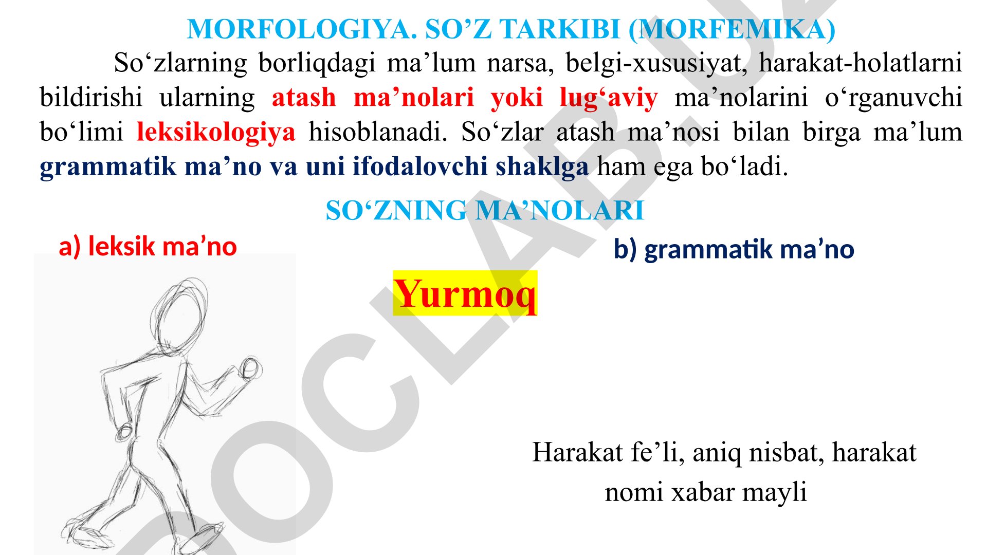 Morfologiya va so'z tarkibi haqida