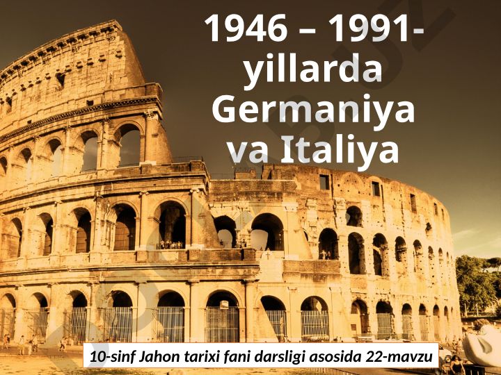 Germaniya Federativ Respublikasi tashkil topishi va rivojlanishi
