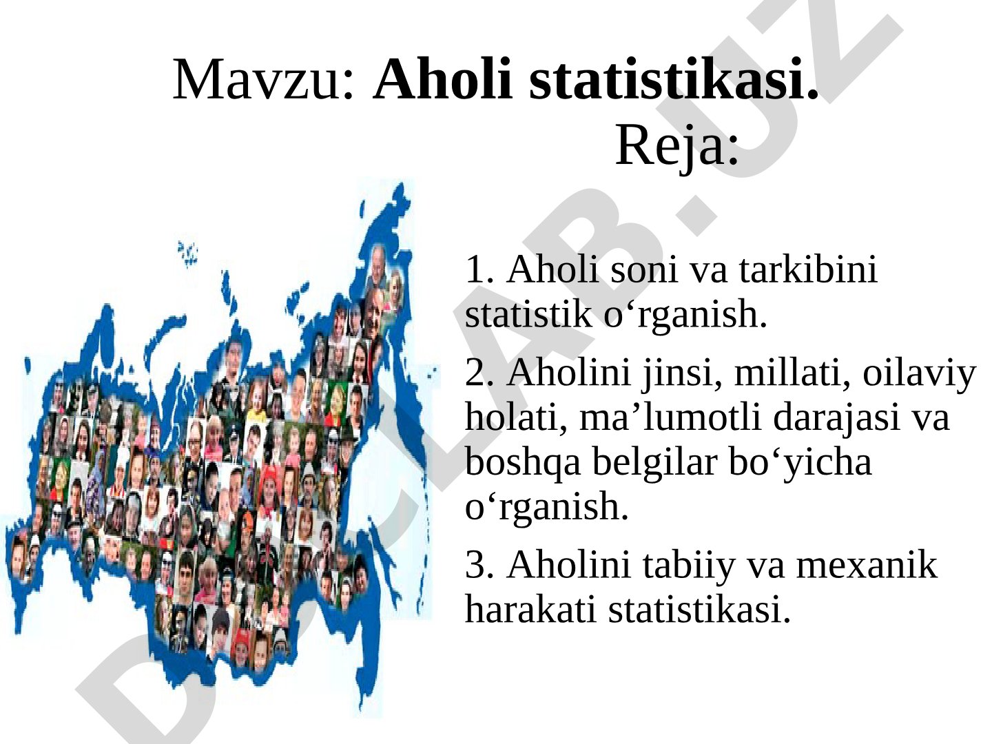 Aholi statistikasi