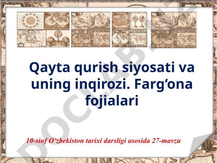 Qayta qurish siyosati va uning inqirozi