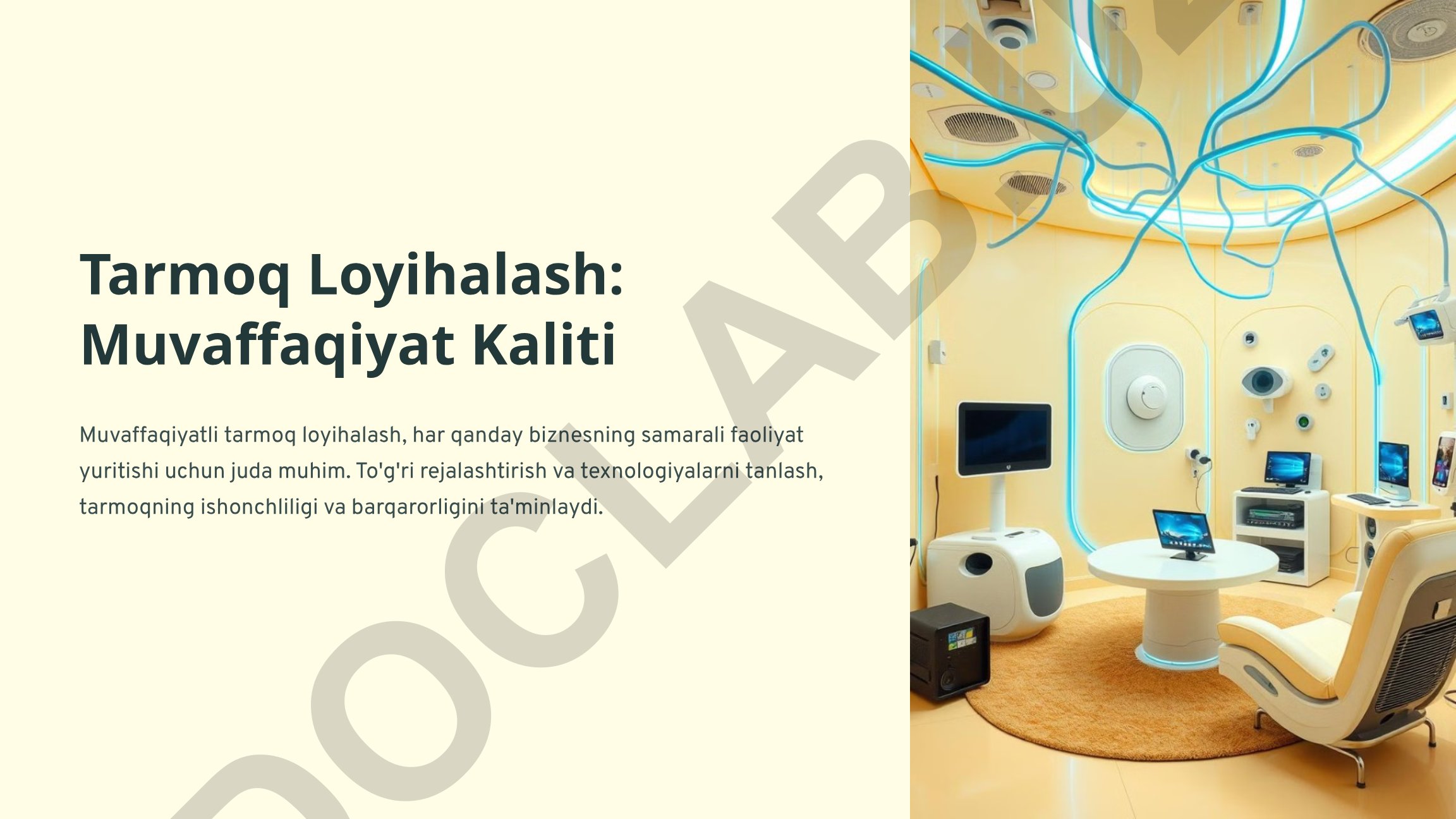 Tarmoq loyihalash: muvaffaqiyat kaliti va bosqichlari
