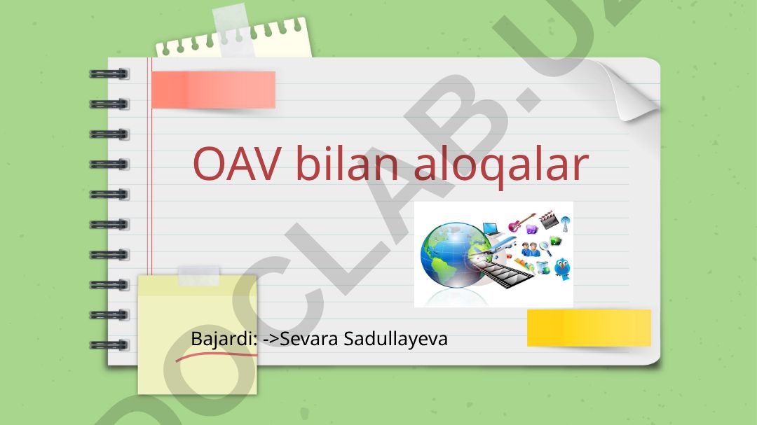 Ommaviy axborot vositalari va ularning huquqiy tartibi