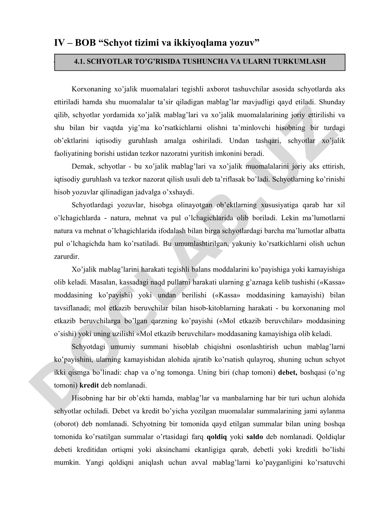Schyot tizimi va ikkiyoqlama yozuv