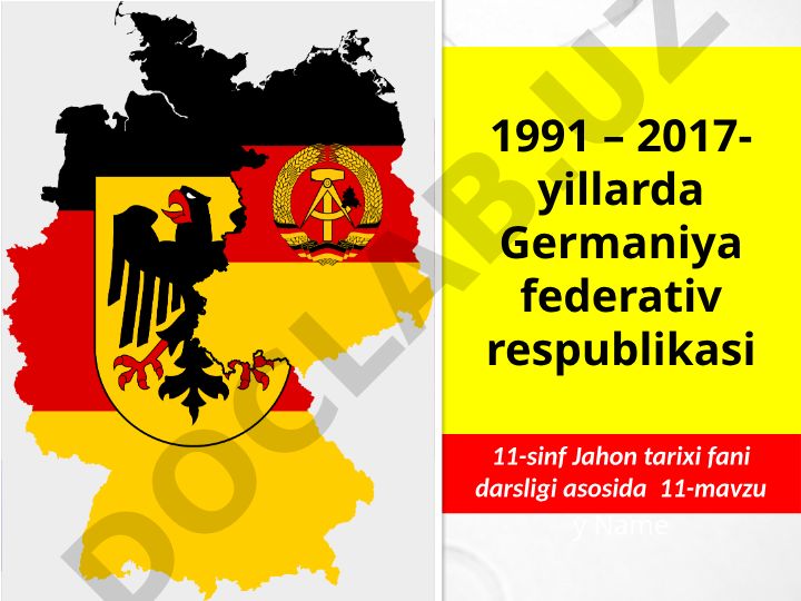 Germaniya federativ respublikasi 1991-2017-yillarda