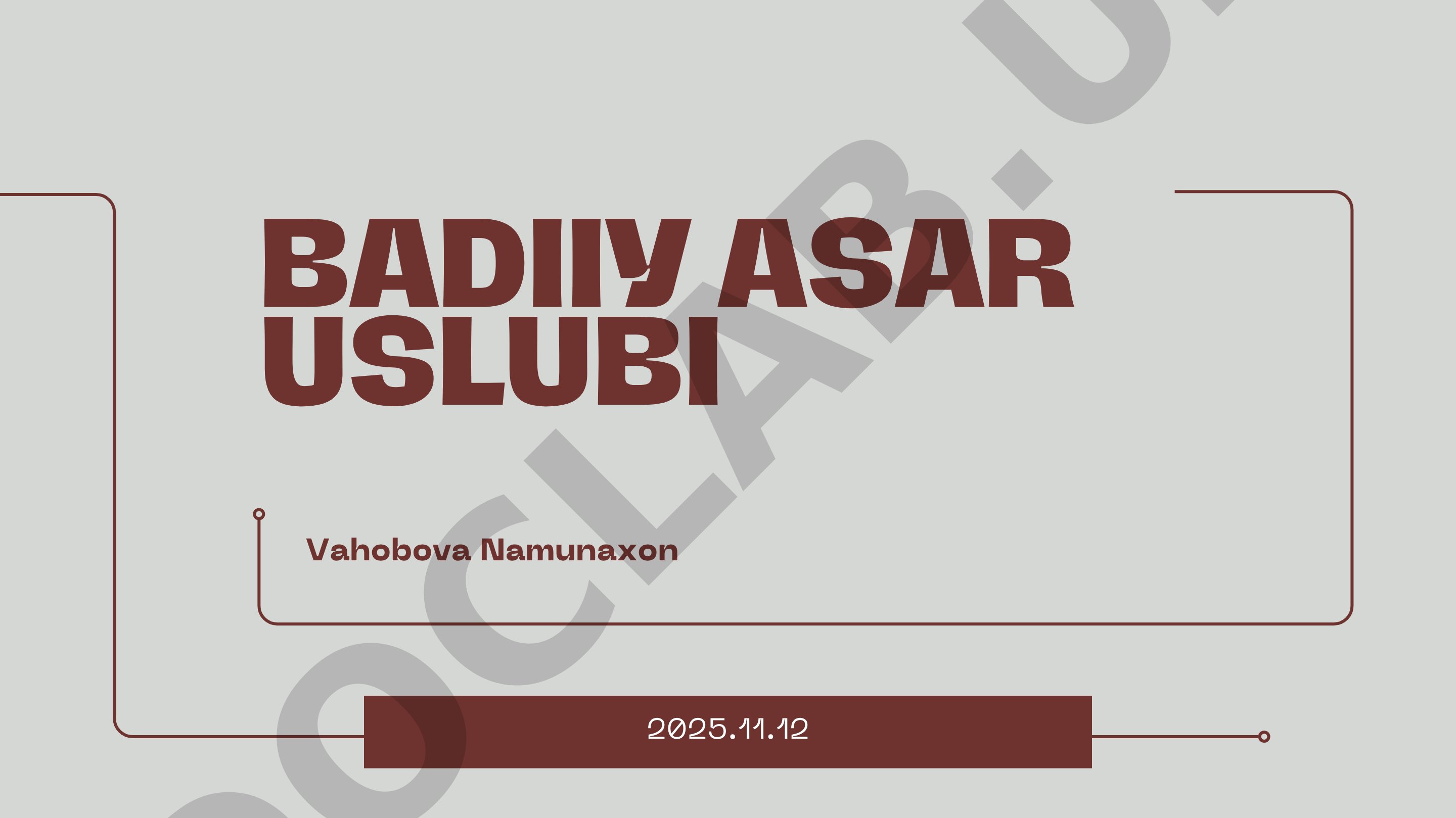 Badiiy asar uslubi