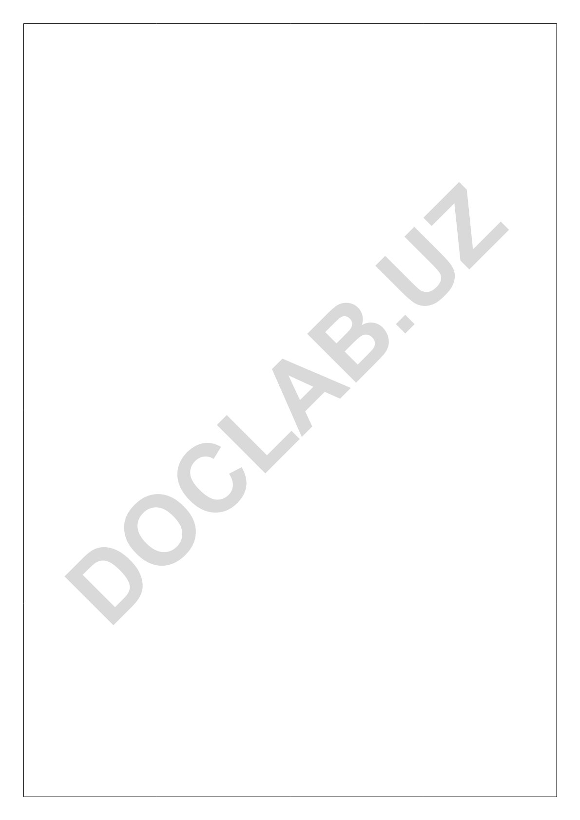 Javob formatini tushuntirish