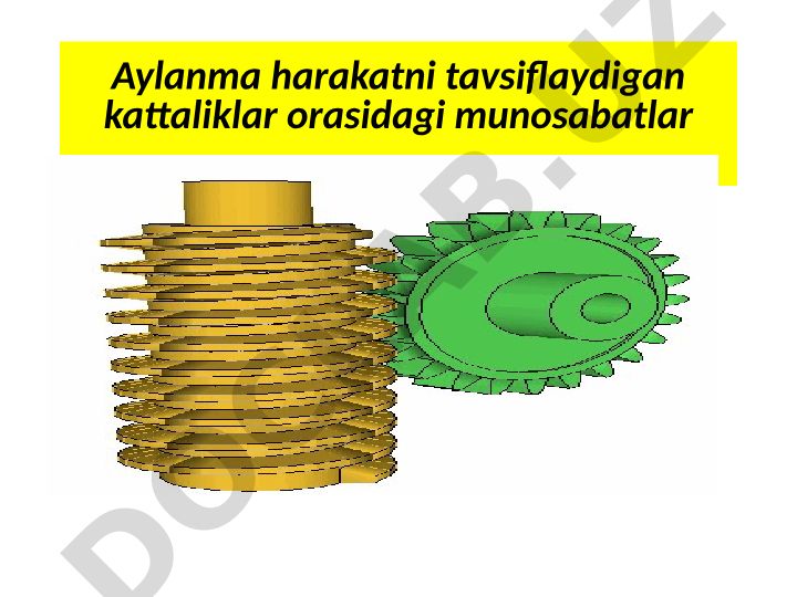 Aylanma harakatni tavsiflaydigan kattaliklar orasidagi munosabatlar