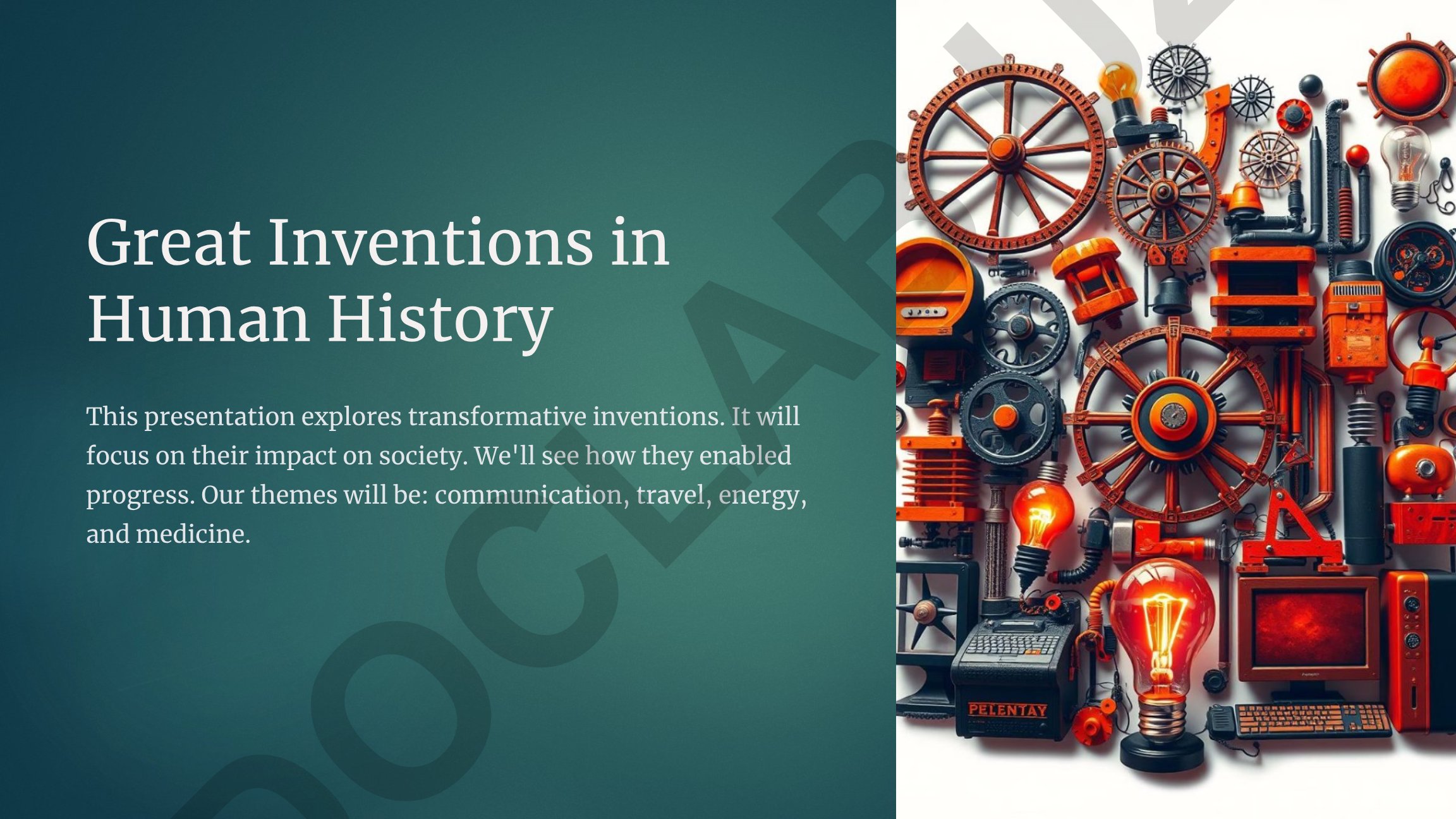 Great Inventions in Human History