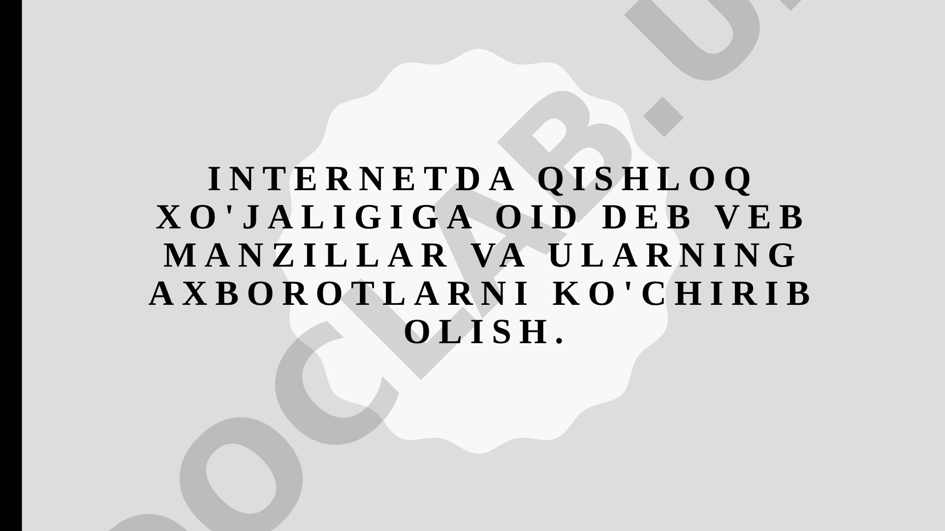 Internetda qishloq xo'jaligiga oid veb manzillar va axborotlarni ko'chirib olish