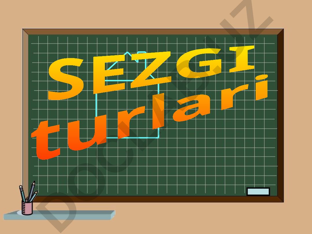 Sezgi turlari va ularning psixologik tavsifi
