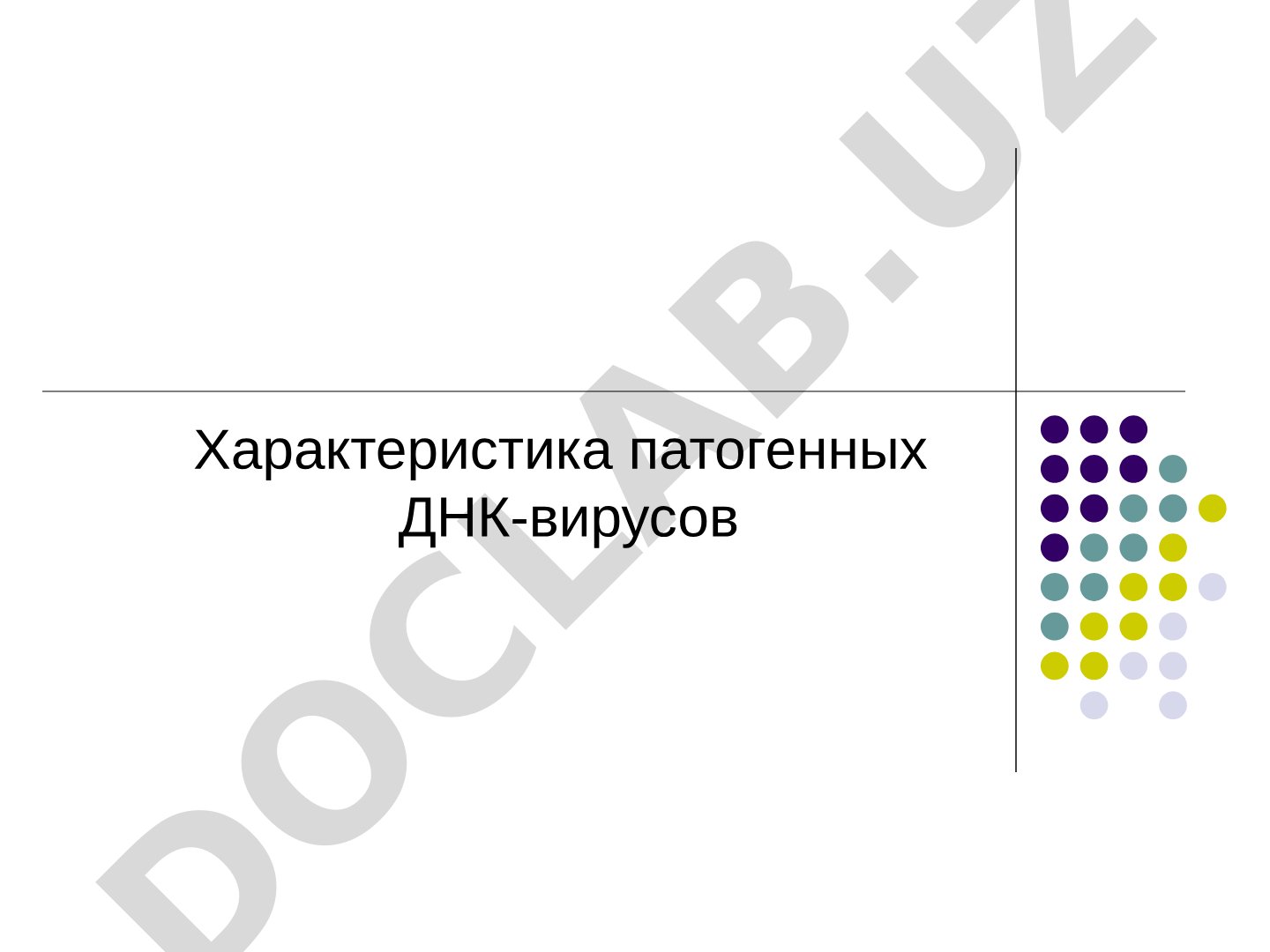 Характеристика патогенных ДНК-вирусов и вирусы гепатитов