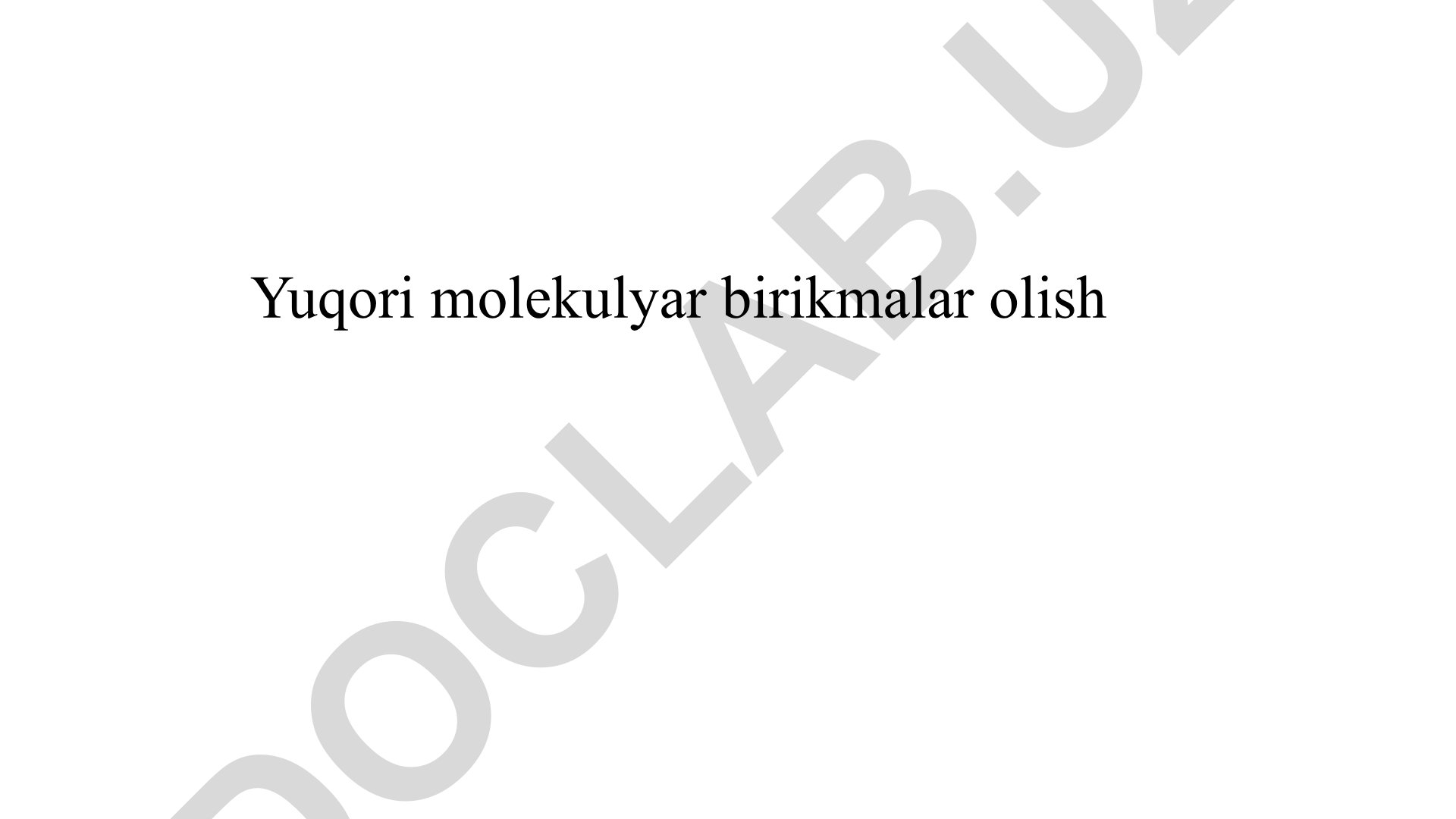 Polimerlar va biologik parchalanadigan materiallar