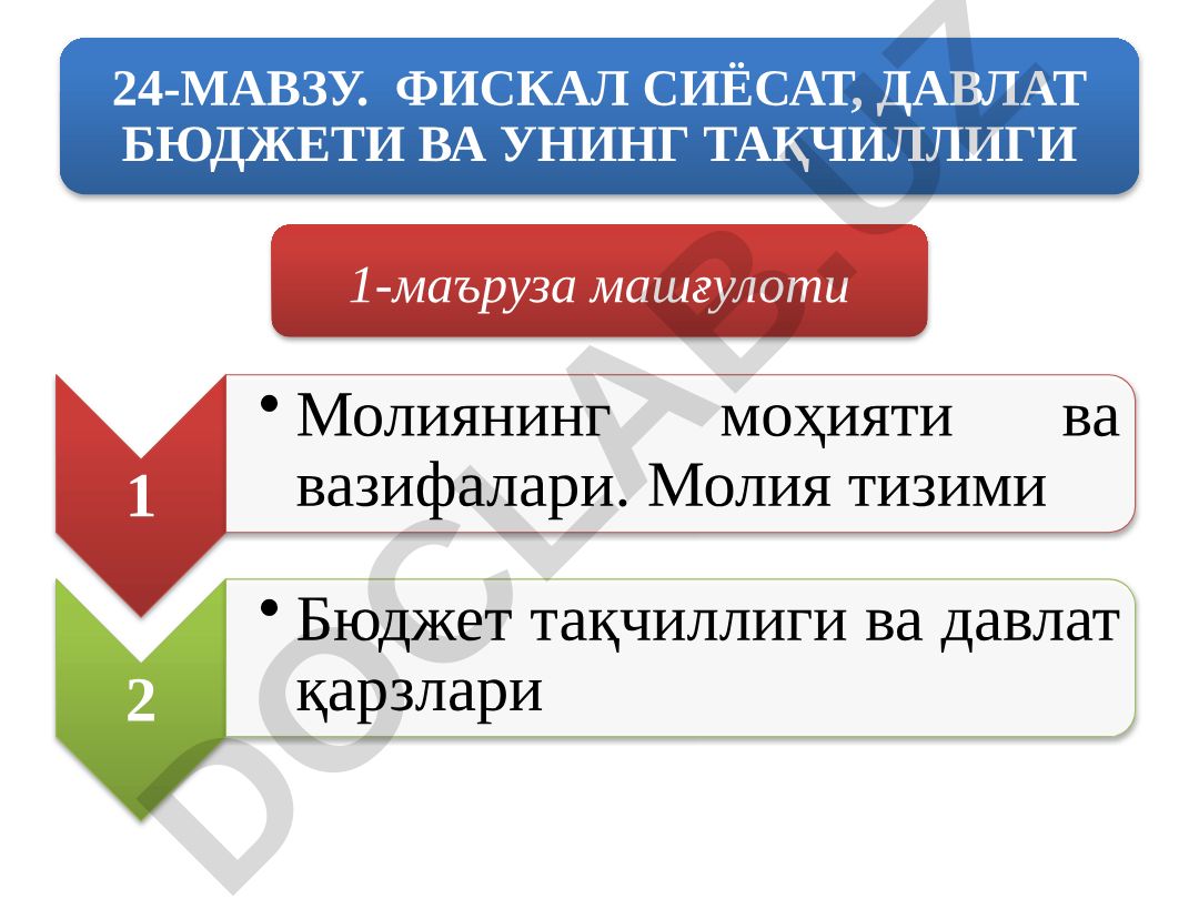 Фискальная политика, государственный бюджет и его сбалансированность