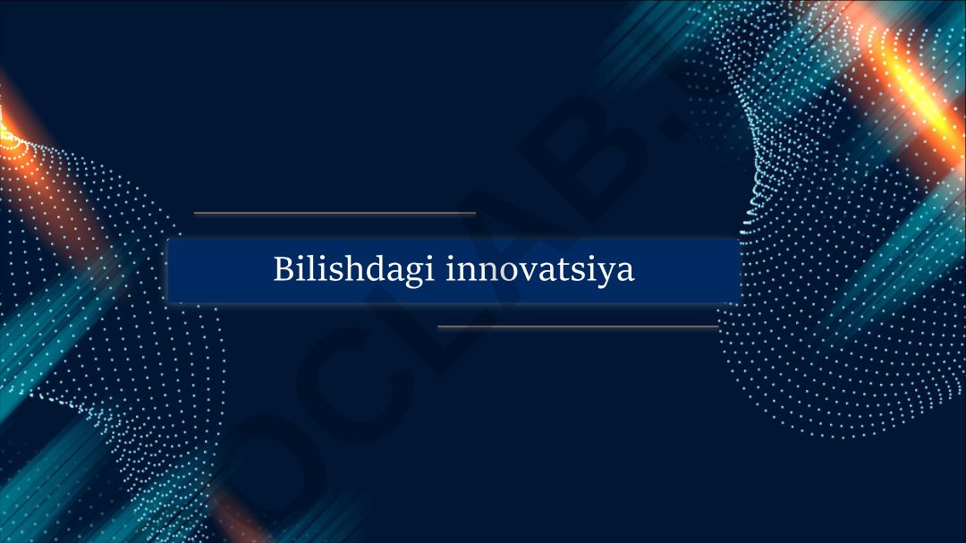 Bilishdagi innovatsiya