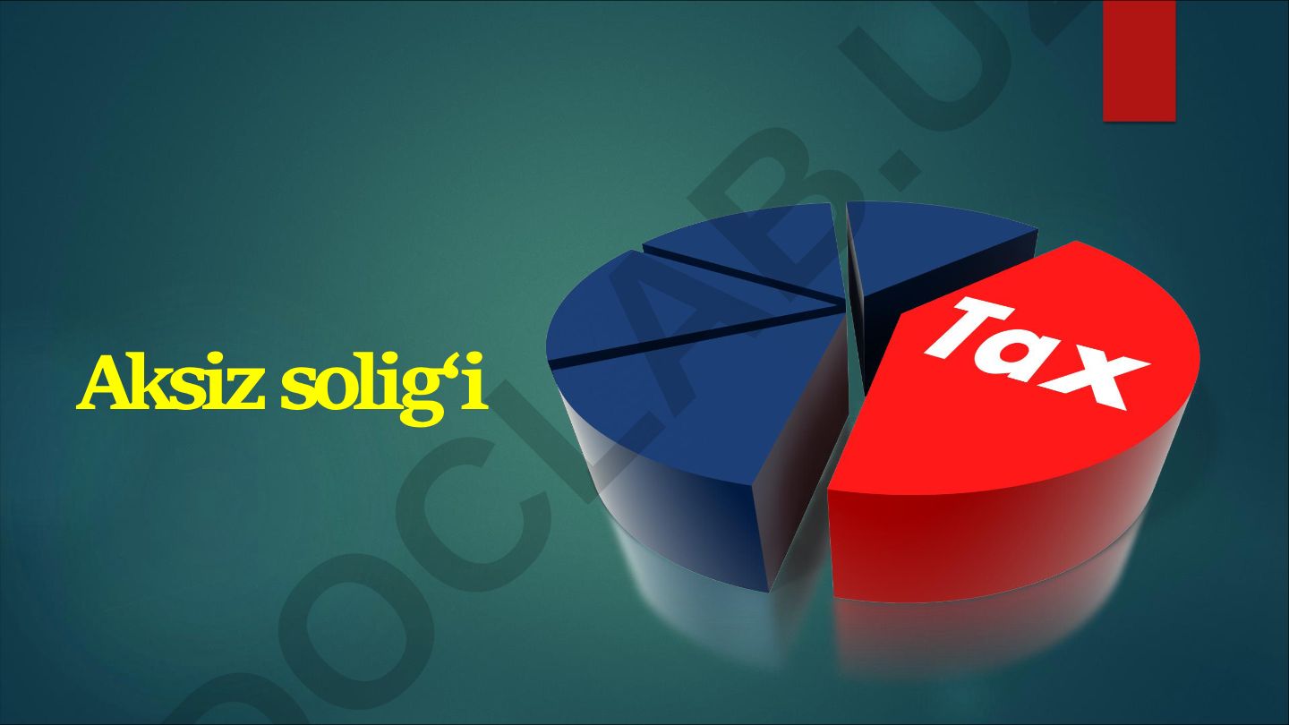Aksiz solig'i