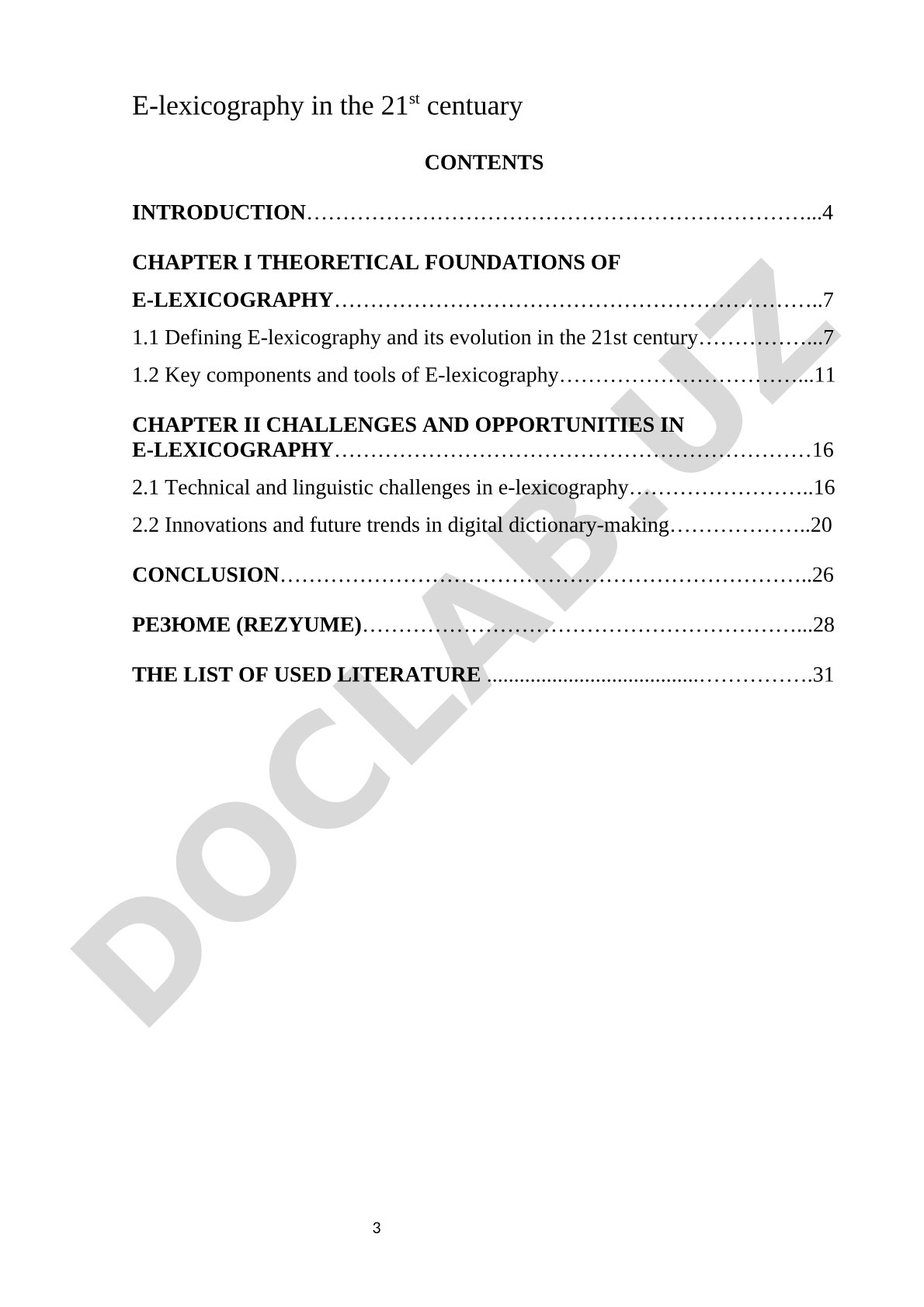 E-lexicography in the 21st century