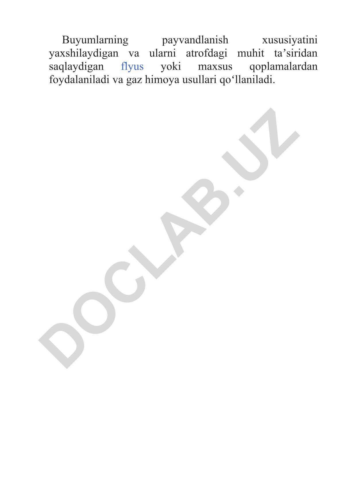 Payvandlanishda flyus va gaz himoya usullari