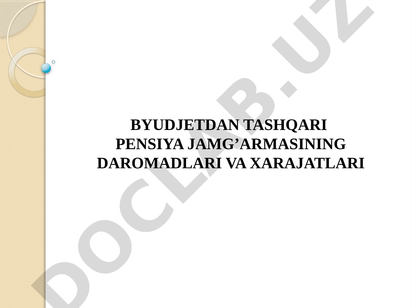 Byudjetdan tashqari pensiya jamg‘armasining daromadlari va xarajatlari