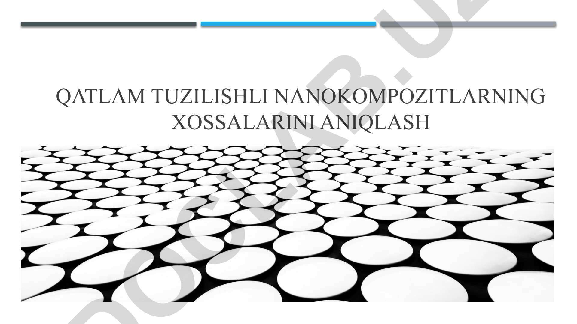 Qatlam tuzilishli nanokompozitlarning xossalarini aniqlash