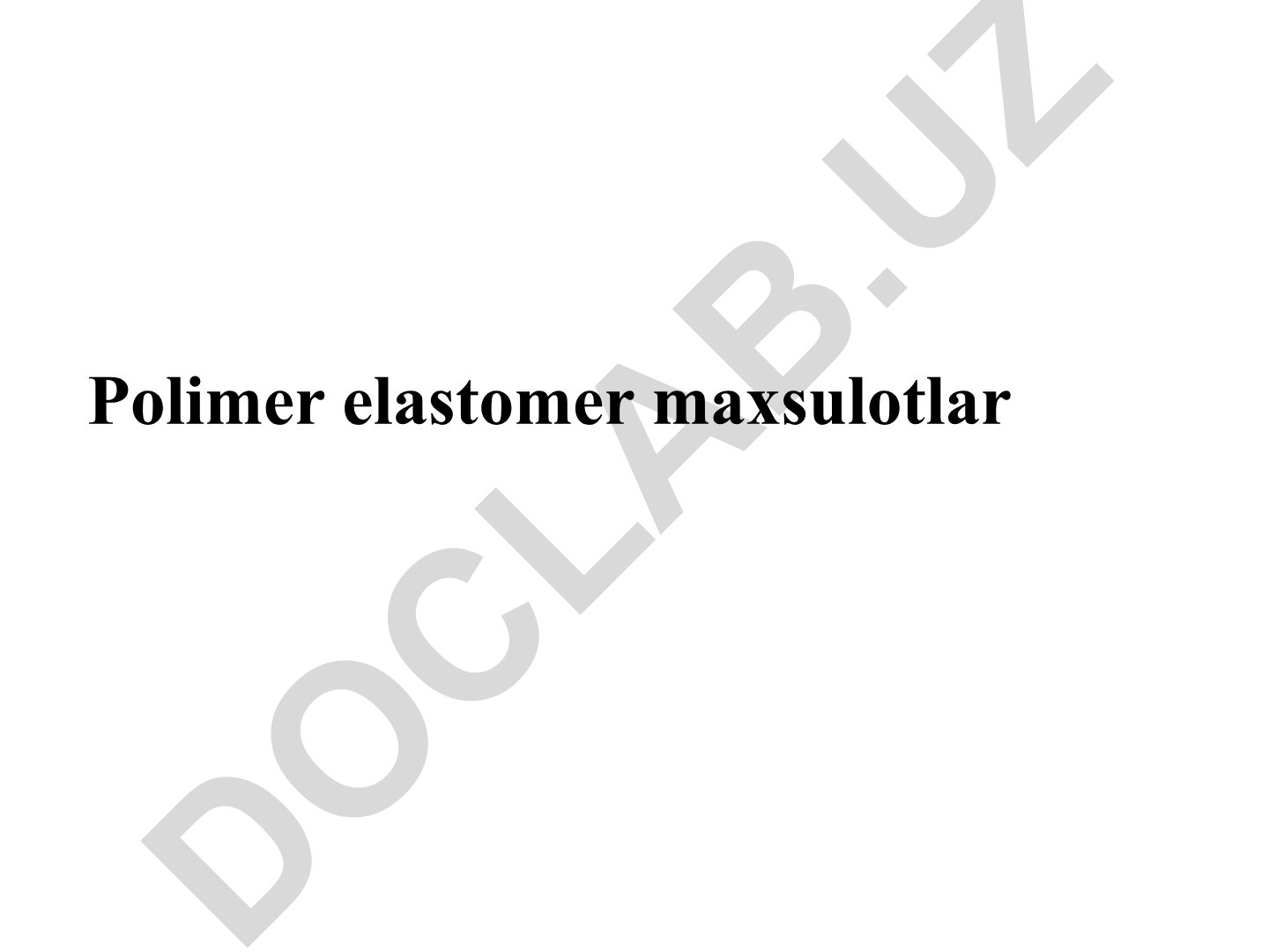 Polimer elastomer maxsulotlar Valltslarda aralashtirish