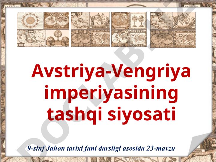 Avstriya-Vengriya imperiyasining tashqi siyosati va Germaniya bilan yaqinlashuv