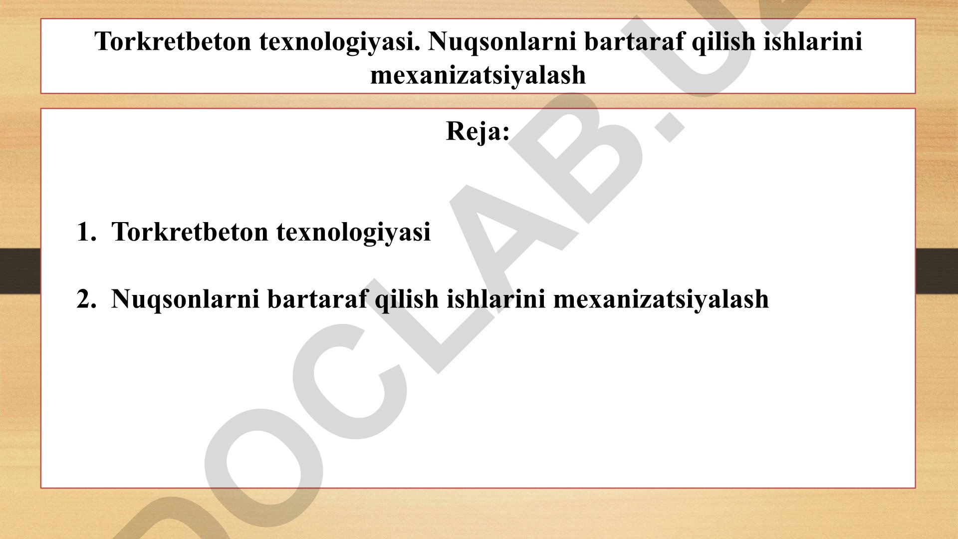 Torkretbeton texnologiyasi va nuqsonlarni bartaraf qilish ishlarini mexanizatsiyalash